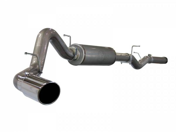 AFE - aFe Power Large Bore-HD 4" 409 Stainless Steel Cat-Back Exhaust System GM Duramax 06-07