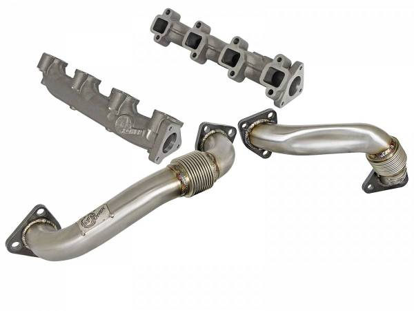 AFE - aFe Power BladeRunner Exhaust Manifold & Up-Pipes Combo 01-04 LB7 Duramax
