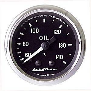 Autometer - Autometer 201008 Carbon 2 1/16" Oil Temperature