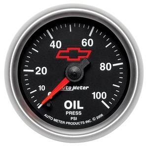 Autometer - Autometer 3653-00406 - GM Series 0-100PSI Oil Pressure Gauge