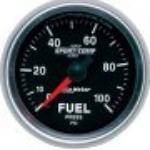 Autometer - Autometer 3671 Sport Comp II Fuel Pressure Gauge 0-100 PSI