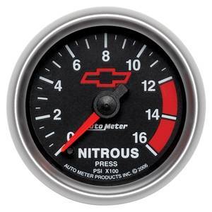 Autometer - Autometer 3674-00406 - GM Series 0-1600 PSI Nitrous Gauge