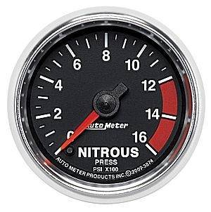 Autometer - Autometer 3874 GS 2 1/16" Nitrous Pressure