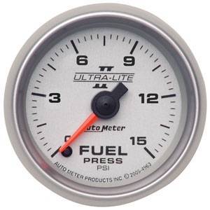Autometer - Autometer 4961 0-15 psi full sweep electric fuel pressure gauge
