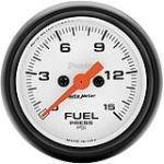 Autometer - Autometer 5761 Phantom Series Fuel Pressure Gauge 0-15 PSI 2-1/16in