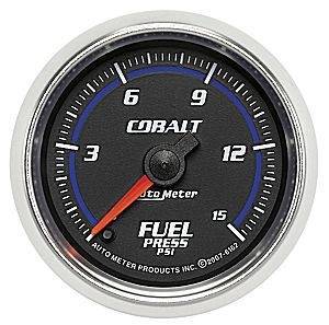 Autometer - Autometer 6162 Cobalt 0-15 psi Elec. Fuel Pressure gauge