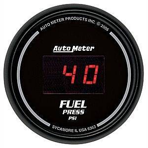 Autometer - Autometer 6363 Sport Comp 0-100 PSI Fuel Pressure