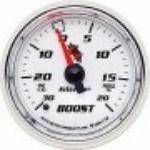 Autometer - Autometer 7103 C2 Series vaccum boost gauge in 30 In Hg/30 Psi