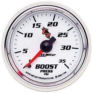 Autometer - Autometer 7104 C2 0-35 psi Mechanical boost gauge