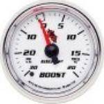 Autometer - Autometer 7107 C2 Series Vacuum Boost Gauge 30 In Hg/20 Psi