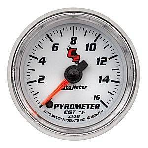 Autometer - Autometer 7144 C2 Series PYRO Kit, 0 - 1600 deg. F