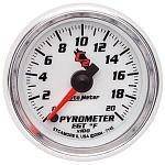 Autometer - Autometer 7145 C2 Series Pyrometer Gauge 0-2000F 2-1/16in