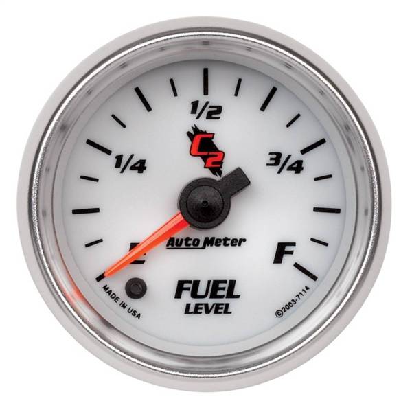 Autometer - Autometer 7148 C2 Series 140-300 deg Short Sweep Oil Temp Gauge