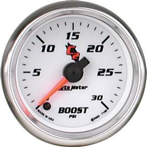 Autometer - Autometer 7160 C2 Series  0-30 psi Electric Boost Gauge