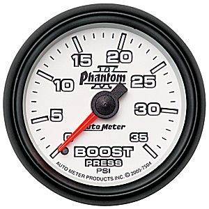 Autometer - Autometer 7504 Phantom II 0-35 psi boost gauge - Mechanical