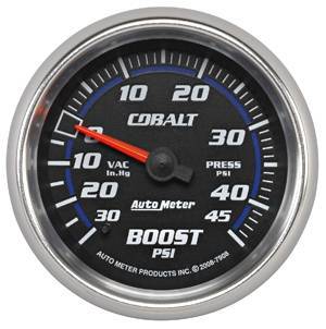 Autometer - Autometer 7908 Cobalt 2 5/8" Vacuum/ Boost