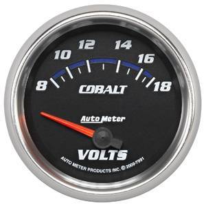 Autometer - Autometer 7991 Cobalt 2 5/8" Voltmeter