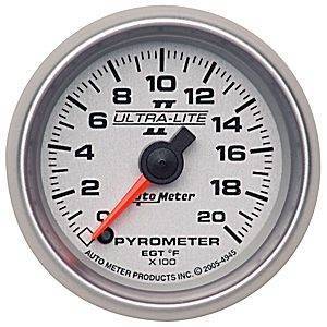 Autometer - Autometer Ultra-Lite II 4945 0-2000 Degree Pyrometer