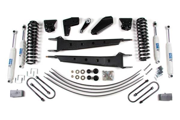 BDS Suspension - BDS 502H 4" Radius Arm Lift Kit for for 1980-1983 Ford F100, and 1980-1996 F150 w/power steering