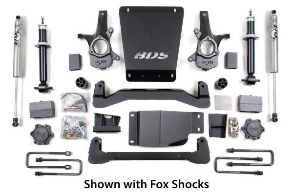 BDS Suspension - BDS 184H 4" Lift Kit for 2007 - 2013 Chevrolet/GMC Silverado/Sierra 1500 4x4