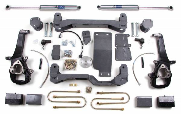 BDS Suspension - BDS 625H 4" Suspension Lift Kit - 2006-08 Dodge 1500 4WD