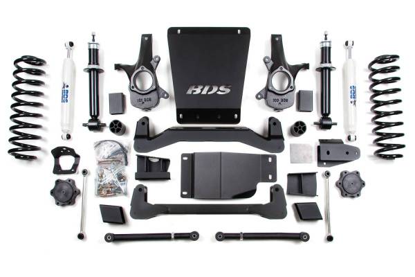 BDS Suspension - BDS 178H 6" Lift Kit for 2007-2014 Chevrolet/GMC 4WD SUV 1500