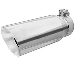 Magnaflow - Bolt On 4" to 5" T-304 Stainless Steel Double Wall Tip - 13" Length
