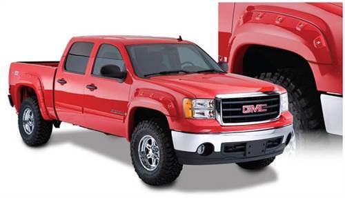 Bushwacker - Bushwacker 40947-02 Cut-Out Style Fender Flare Fits 2007.5-14 GMC 2500 & 3500