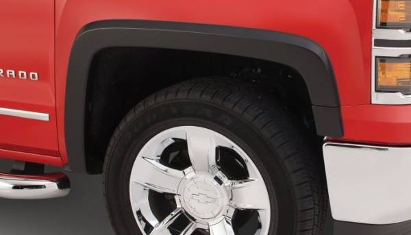 Bushwacker - Bushwacker 40923-02 OE STYLE FENDER FLARES Fits 07-14 Chevy Silverado 1500, 2500HD, 3500HD (Non-Dually) Standard & Long Bed