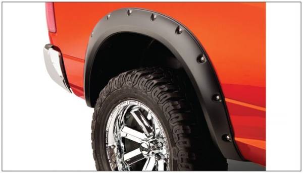 Bushwacker - Bushwacker 10-18 Dodge Ram 2500 Fleetside Pocket Style Flares 2pc 67.4/76.3/96.3in Bed - Black