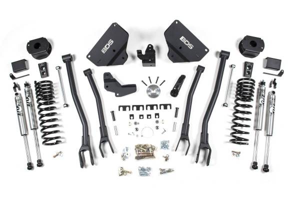BDS Suspension - BDS 1634H 4" 4-Link Suspension System | 14-18 Ram 2500 4WD w/ Rear Air Ride - GAS ENGINE ONLY