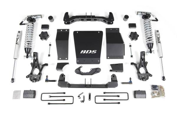 BDS Suspension - BDS 712F 4" Coil-Over Suspension System for 2014-18 Chevy/GMC 1500 4wd