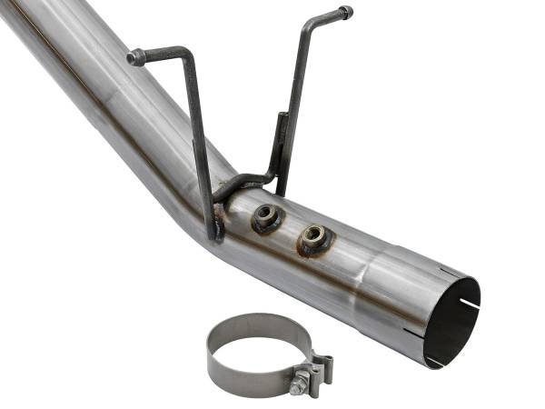 AFE - AFE Rebel XD Series 4" 409 Stainless Steel DPF-Back Exhaust System W/Polished Tips 17-19 L5P Duramax