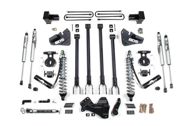 BDS Suspension - BDS 1537F 4" Coil-Over 4-Link Suspension System | 2017-19 Ford F250/F350 4WD Diesel Only