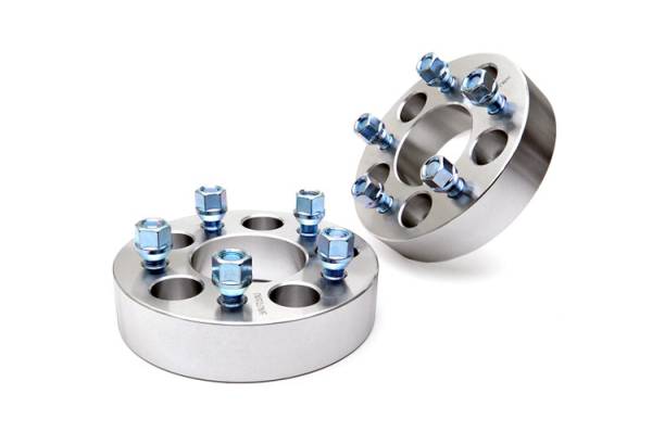 Rough Country - 1.5 Inch Wheel Spacers 5 x 4.5 Bolt Pattern Pair 84-01 Cherokee XJ 86-92 Comanche MJ 87-95 Wrangler YJ 93-98 Grand Cherokee ZJ 97-06 Wrangler TJ Rough Country