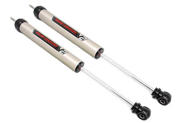 Rough Country - Tacoma 4WD 05-20 V2 Rear Monotube Shock Absorbers Pair 2.5-3.5 Inch Rough Country