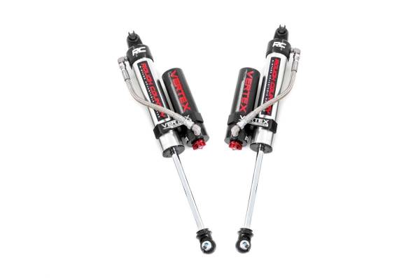Rough Country - Jeep Rear Adjustable Vertex Shocks 07-18 Wrangler JK for 4 Inch Long Arm Lifts Rough Country