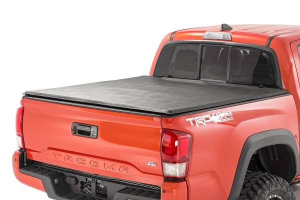 Rough Country - TacomaSoft Tri-Fold Bed Cover 16-20 Tacoma 5 Foot Bed w/Cargo Mgmt Rough Country