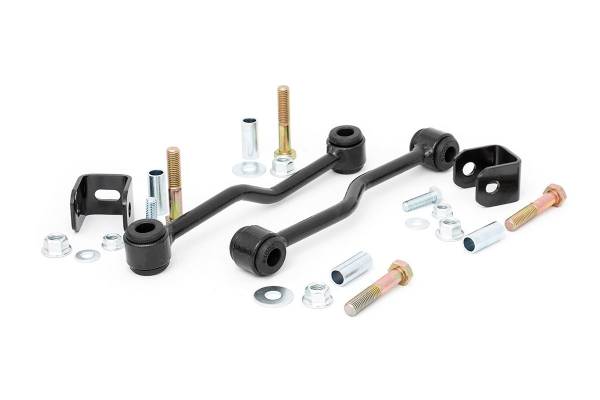 Rough Country - Jeep Front Sway Bar Links 4-5 Inch Lifts 97-06 Wrangler TJ Rough Country