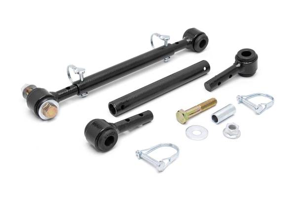 Rough Country - Jeep Front Sway Bar Disconnects 4-6 Inch 76-83 CJ 5 76-86 CJ 7 81-85 CJ 8 Scrambler 87-95 Wrangler YJ Rough Country