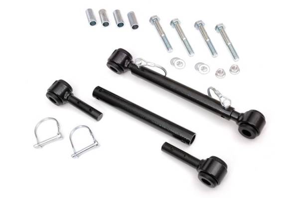 Rough Country - Jeep Rear Sway Bar Disconnects 4-6 Inch 97-06 4WD Wrangler TJ Rough Country