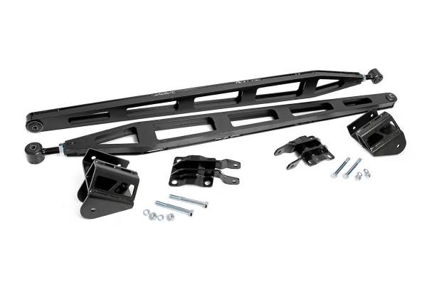 Rough Country - Nissan Traction Bar Kit 6 Inch Lift 16-20 Titan XD Crew Cab 4WD Rough Country