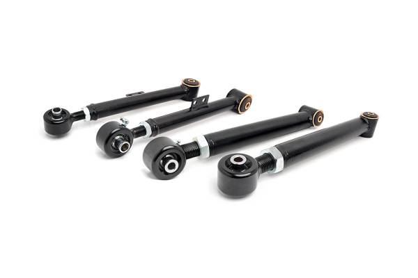 Rough Country - Jeep Adjustable Control Arms Rear Upper & Lower 93-98 Grand Cherokee ZJ 97-06 Wrangler TJ Rough Country
