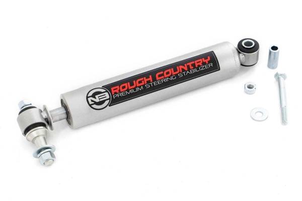 Rough Country - Jeep Steering Stabilizer TJ, YJ, WJ, ZJ, XJ Rough Country