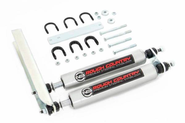 Rough Country - Ford Dual Steering Stabilizer 80-98 F-250 80-96 Bronco/F-150 80-85 F-350 Rough Country