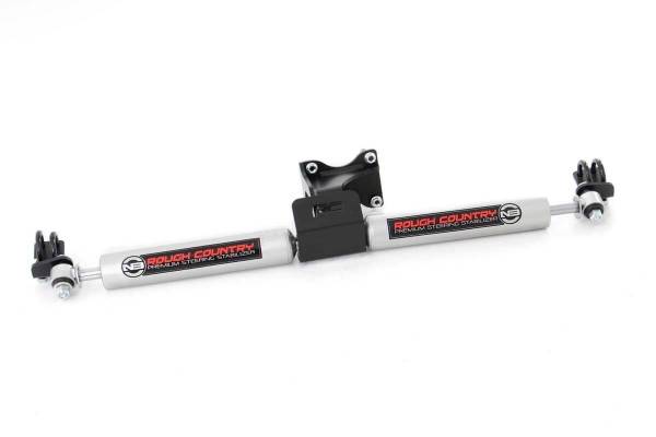 Rough Country - Jeep N3 Dual Steering Stabilizer 07-18 Wrangler JK Rough Country