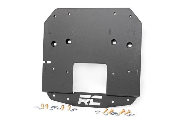 Rough Country - Jeep Spare Tire Relocation Bracket 18-20 Wrangler JL w/Rear Proximity Sensors Rough Country