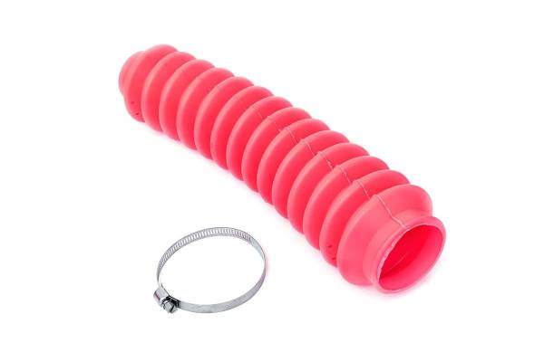 Rough Country - Shock Boot Hot Pink Polyurethane Includes Stainless Steel Boot Clamp Rough Country