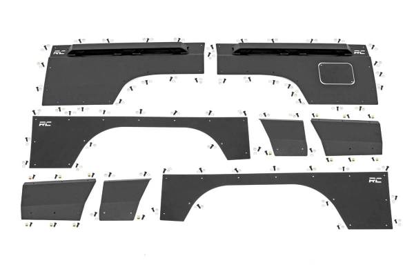 Rough Country - Jeep Front & Rear Upper and Lower Quarter Panel Armor-84-96 Cherokee XJ Rough Country