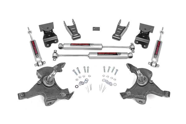 Rough Country - 2 Inch/4 Inch Lowering Kit 88-98 C1500/K1500 Rough Country